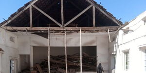 Photo of old Nakuru Town Hall taken on May 21, 2023.