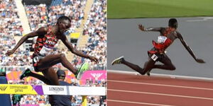 Abraham Kibiwot at the World Athletics Championships Budapest, on Tuesday, August 22