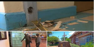 Destruction at PCEA Rironi Church following a robbery