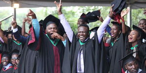 UoN graduates during a graduation ceremony at the institution in July 2019.
