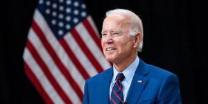 US President Joe Biden during his inaugural address in 2021. 