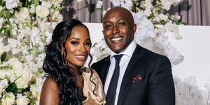 Gerald Mwangi and his wife actress Shamea Morton Mwangi 