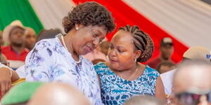 Governors Charity Ngilu (Kitui) and Anne Waiguru (Kirinyaga County).