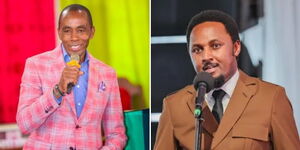 Collage of Kiambu Governor Kimani Wamatangi (left) and Kiambu Senator Karungo Wa Thang'wa.