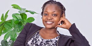 Wanjuhi Njoroge Environmentalist and Climate Activitist Posing for a photo
