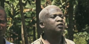 Wasike Khayenje, the blind latrine digger in an interview with NTV on Thursday, March 12, 2020