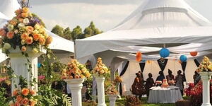 A file image of a wedding venue in Nairobi, Kenya