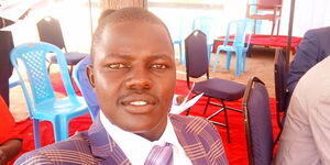 West Pokot MCA Elijah Kaseuseu posing for a photo in March 2018