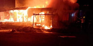 Fire in Kericho County