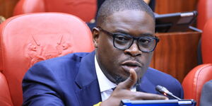 Nairobi Governor Johnson Sakaja Appearing Before the Senate Committee on Devolution on November 24, 2025