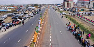 A section of the Eastern Bypass 