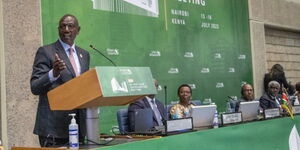 Fifth Mid-Year Coordination Meeting of the African Union at  UN Complex in Gigiri, Nairobi County on Sunday, July 16, 2023.