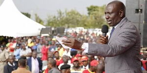 DP Ruto holding campaigns in Vihiga County