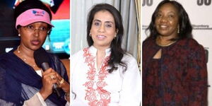 From left to right: Zahra Moi, Manda Shah and Jane Wangui