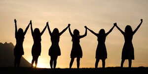 File image depicting empowered women