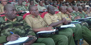 Image of senior police officers
