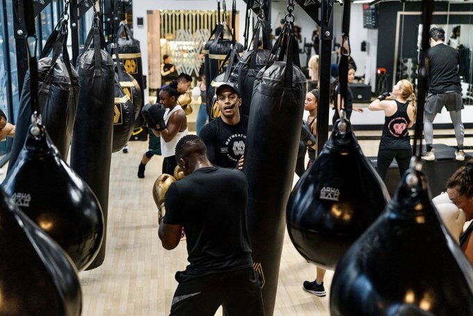 Inside a Mayweather Boxing + Fitness gym in the United class=