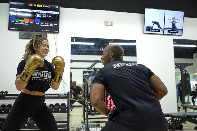Inside a Mayweather Boxing + Fitness gym in the United class=
