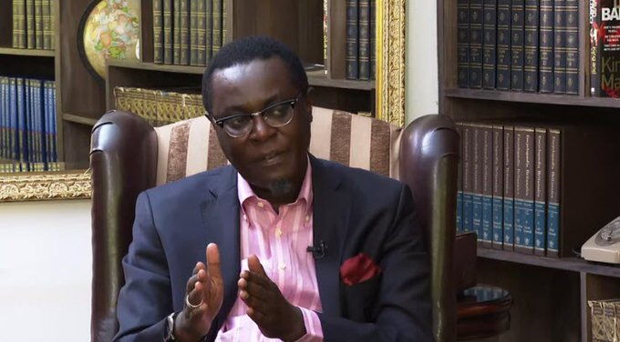 Mutahi Ngunyi speaking during the K24's Punchline show on March 1, 2020.