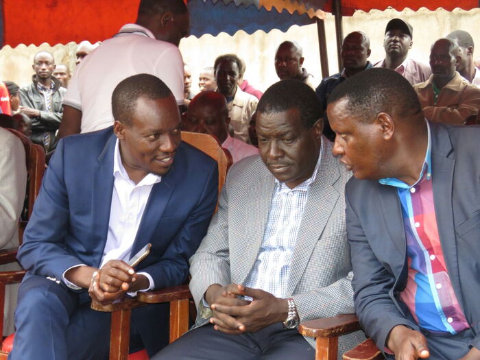 Dagoretti North Member Of Parliameny Simba Arati sharing alight moment with friends during a past event.