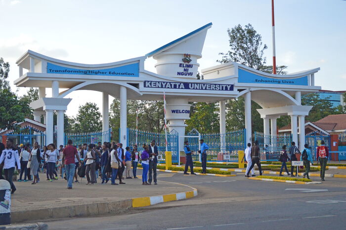 The gate to the Kenyatta University