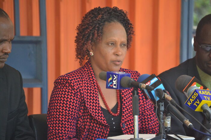 NEB chairperson Senator Judith Pareno. ODM was forced to postpone its nominations for Kibra by-election over security fears as the police were deployed across the country to ensure census took place safely