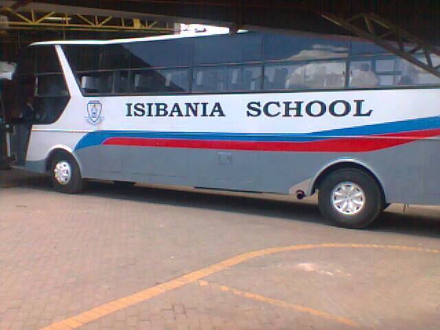 bus belonging to the Isbania Boys High School.