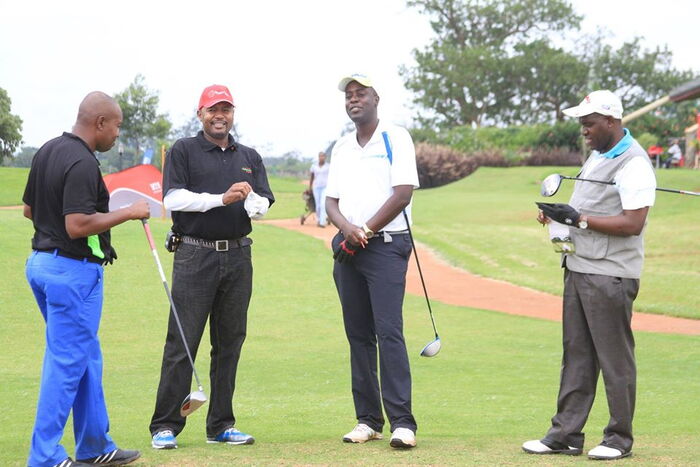 A past photo of golfers during a golf tournament at the Thika Greens Golf Resort