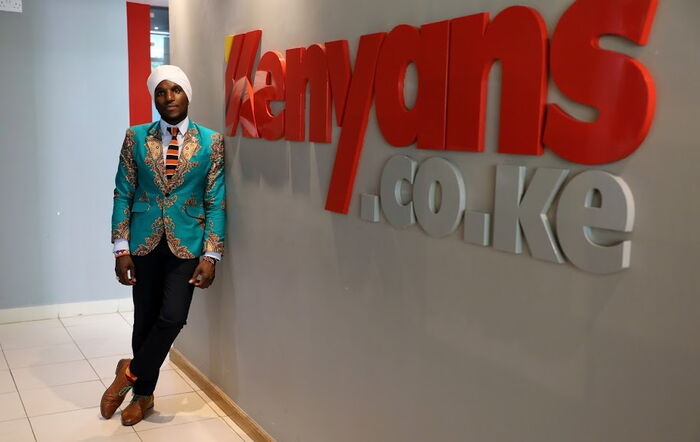 David Wachira during a special photoshoot at Kenyans.co.ke offices in Westlands in January 2020.