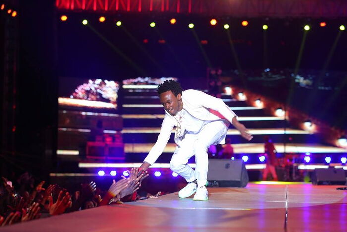 Bahati performing at a past event