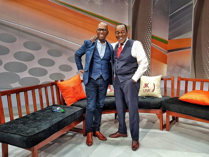 Image result for Jeff Koinange and bob collymore