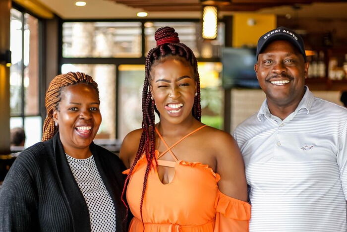 sarah Ikumu and her family on June 23, 2019.