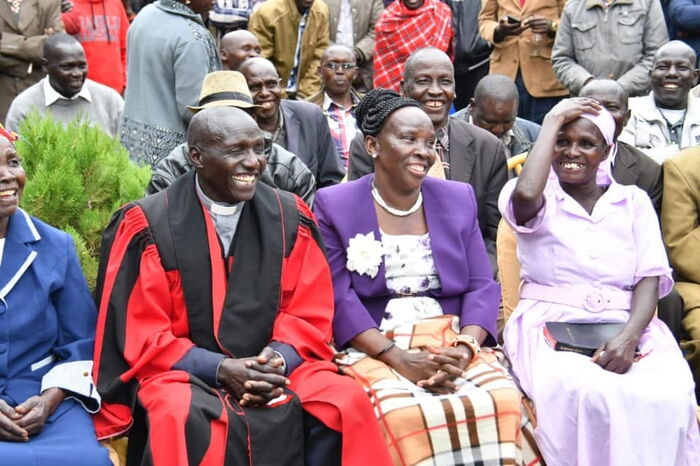 A photo of Murkomen's parents withe other guests during the ceremony