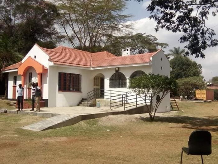 Orange House. A ramp leading up to the office of ODM leader Raila Odinga