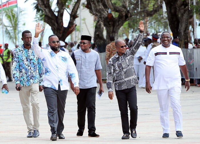 President Uhuru Kenyatta, his deputy Dr William Ruto and some governors including Hassan Joho and Amoson Kingi donned stylish African design attires on Sunday, October 20 in pursuant of the executive directive. 