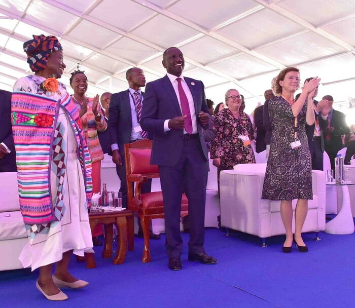 Deputy President William Ruto in the company of United Nations Delegates at KICC Nairobi on Thursday, November 14.