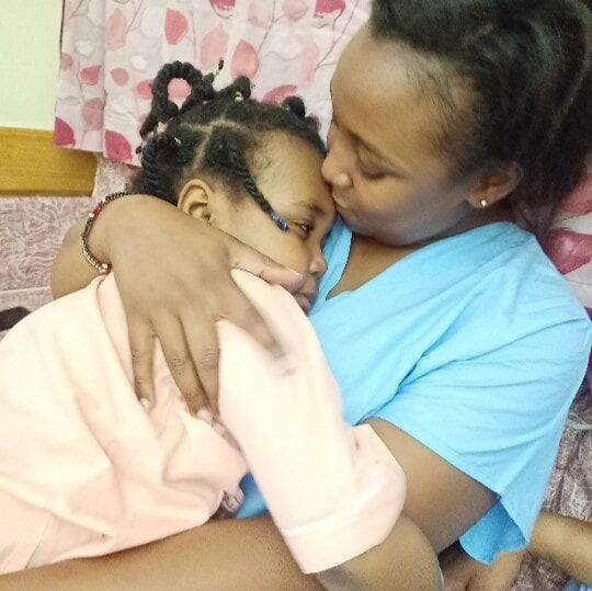K24 TV anchor Betty Kyallo emotionally narrated to how her four year old daughter Ivanna struggled with deadly disease on Monday December 30, 2019