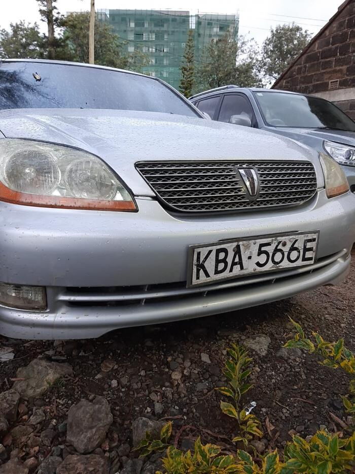 A vehicle with registration number KBA 566E impounded by the DCI on January 15, 2020.