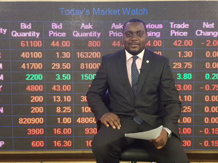 KTN News Business reporter Aby Agina is the host of the Trading Bell Show on KTN News.