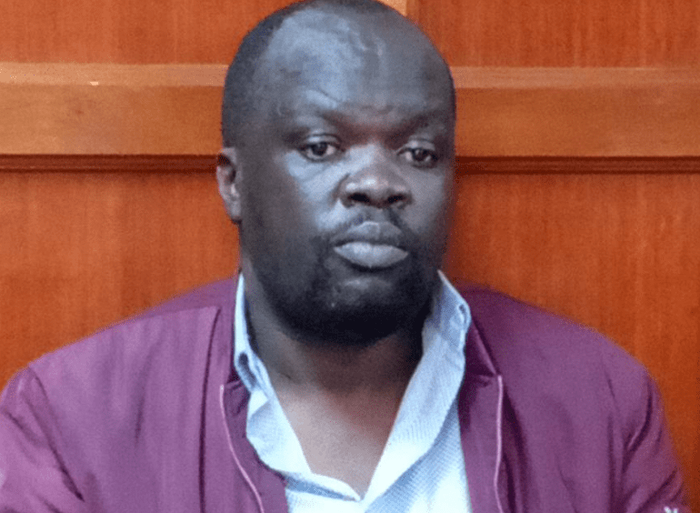 Blogger Robert Alai in a Nairobi court on June 19, 2019. 