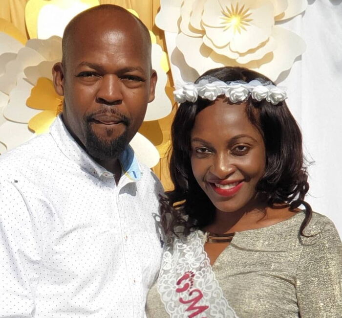 Alex Mwakideu and his wife Mariam Mwemba