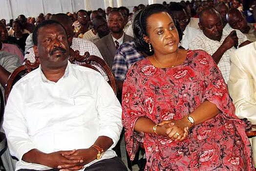 ANC leader Musalia Mudavadi with his wife Tessie Mudavadi.