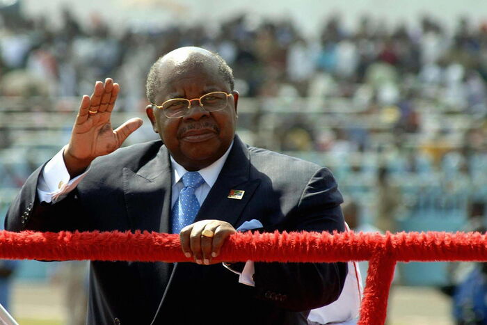 Ex-Tanzania President Jakaya Kikwete at a past state function in Tanzania. 
