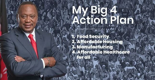 Image result for uhuru big four agenda