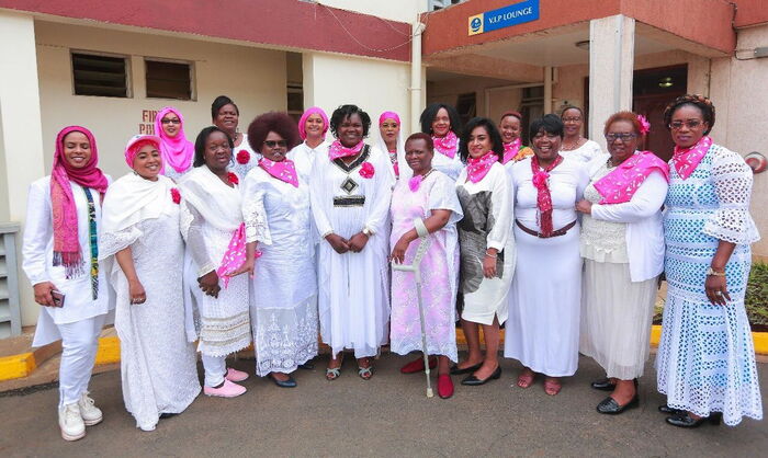 female legislators on the embrace team