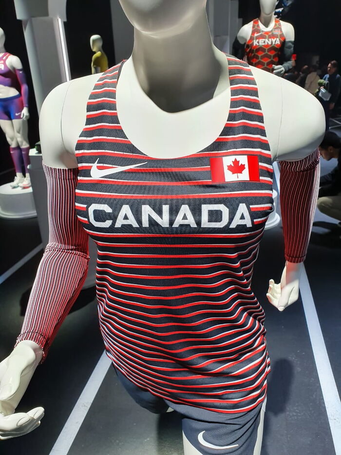 The official Tokyo 2020 Olympics kit for Canada