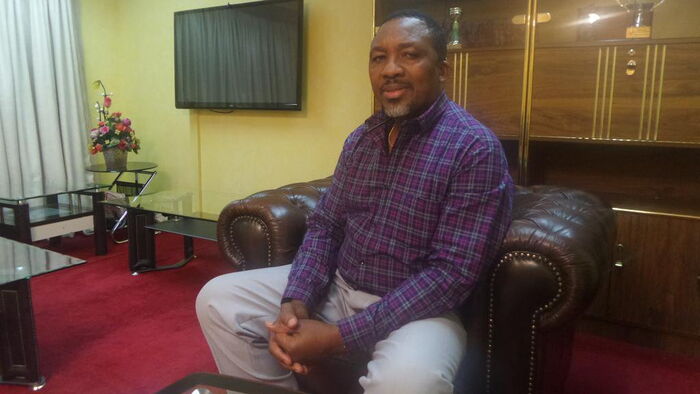 Pastor James Maina Ng'ang'a at Citizen TV's VIP lounge