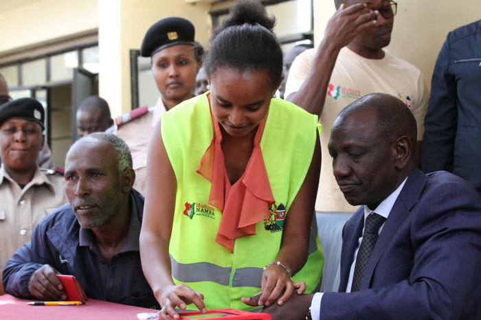 Deputy President William Ruto registered for the National Integrated Identity Management System (Huduma Namba) in April 2019