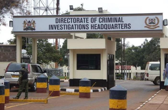 DCI headquarters along Kiambu Road. On Friday, January 3, 2020, reports indicated that the agency had launched investigations into a company linked to Baringo Senator Gideon Moi