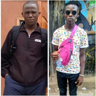 The two boys allegedly executed by the police in Mathare, Nairobi, as per reports by Boniface Mwangi on Monday, December 30, 2019